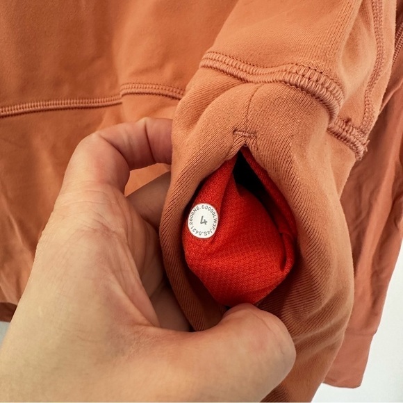 Lululemon Ready To Rulu Pullover Top Pink Savannah Color Size 4 Women’s - Picture 6 of 9